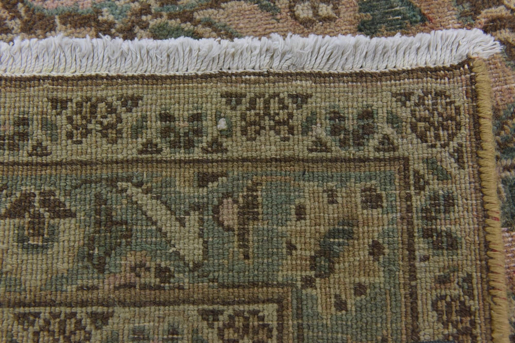 9' 5 x 12' 4 Hand Knotted Ultra Vintage Persian Wool Rug
