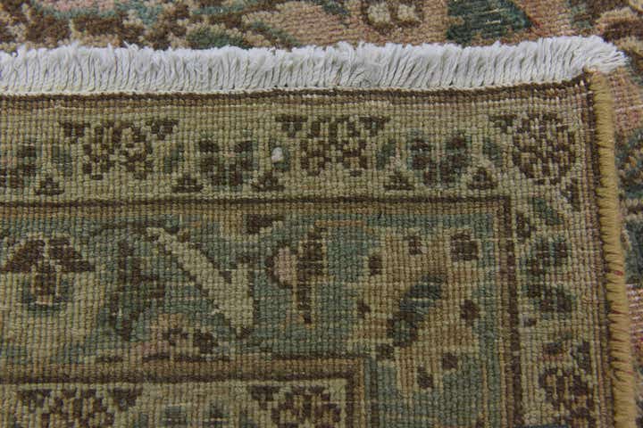9' 5 x 12' 4 Hand Knotted Ultra Vintage Persian Wool Rug