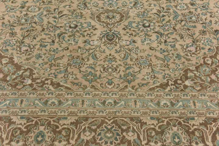 9' 5 x 12' 4 Hand Knotted Ultra Vintage Persian Wool Rug