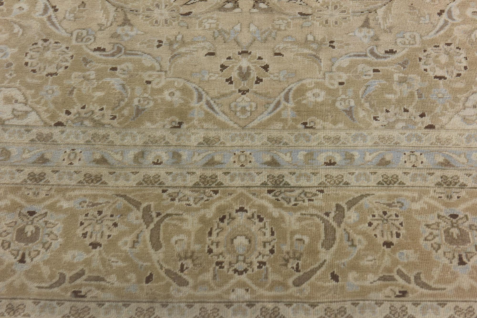 9' 3 x 12' 7 Hand Knotted Ultra Vintage Persian Wool Rug