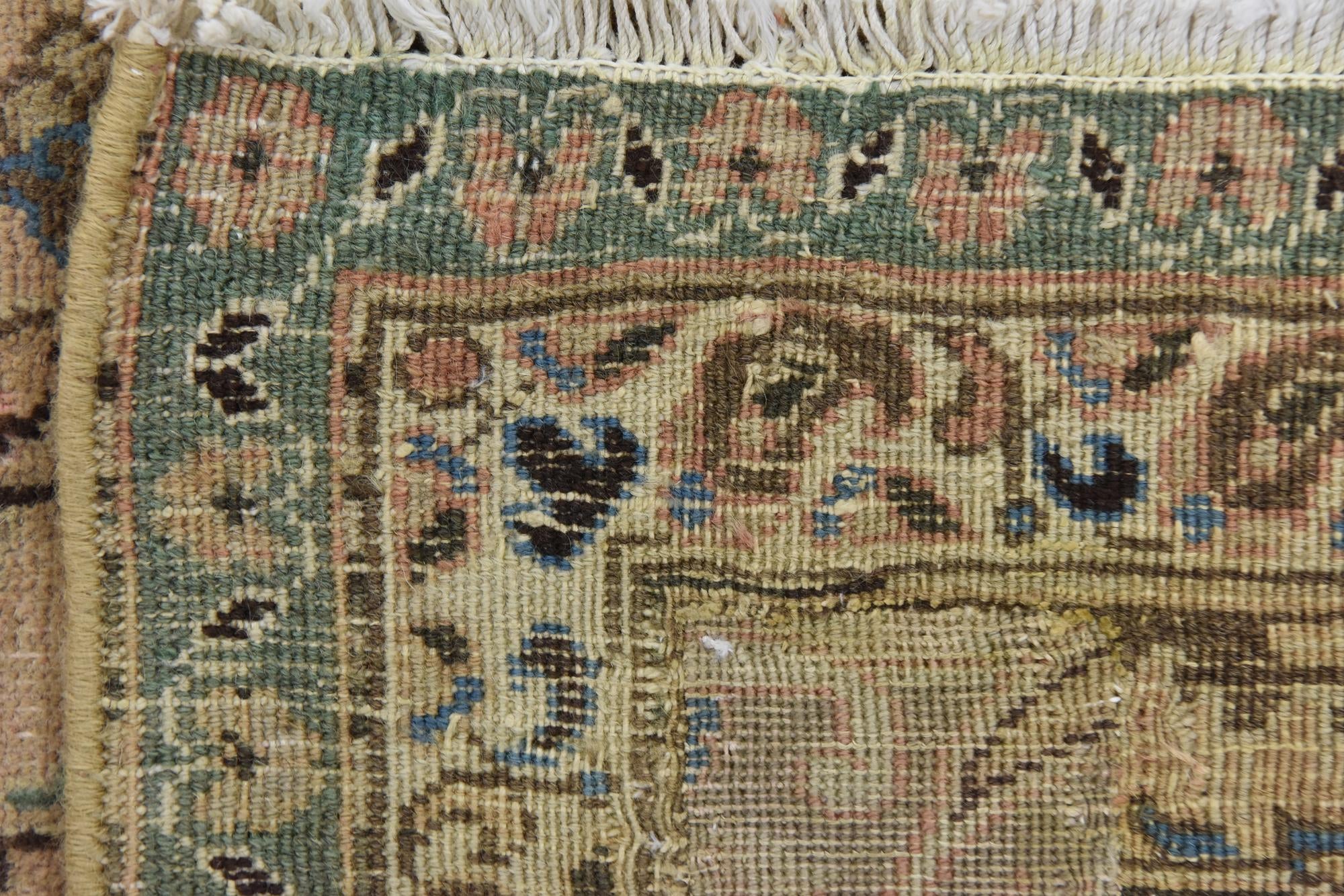 9' 5 x 12' 1 Hand Knotted Ultra Vintage Persian Wool Rug