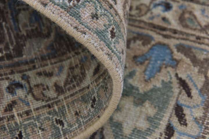 9' 5 x 12' 1 Hand Knotted Ultra Vintage Persian Wool Rug
