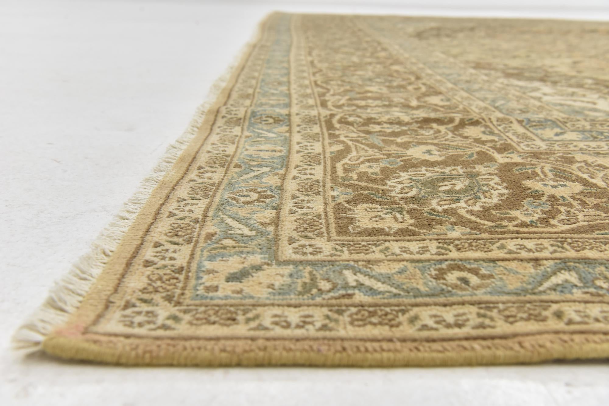 9' 6 x 12' 3 Hand Knotted Ultra Vintage Persian Wool Rug