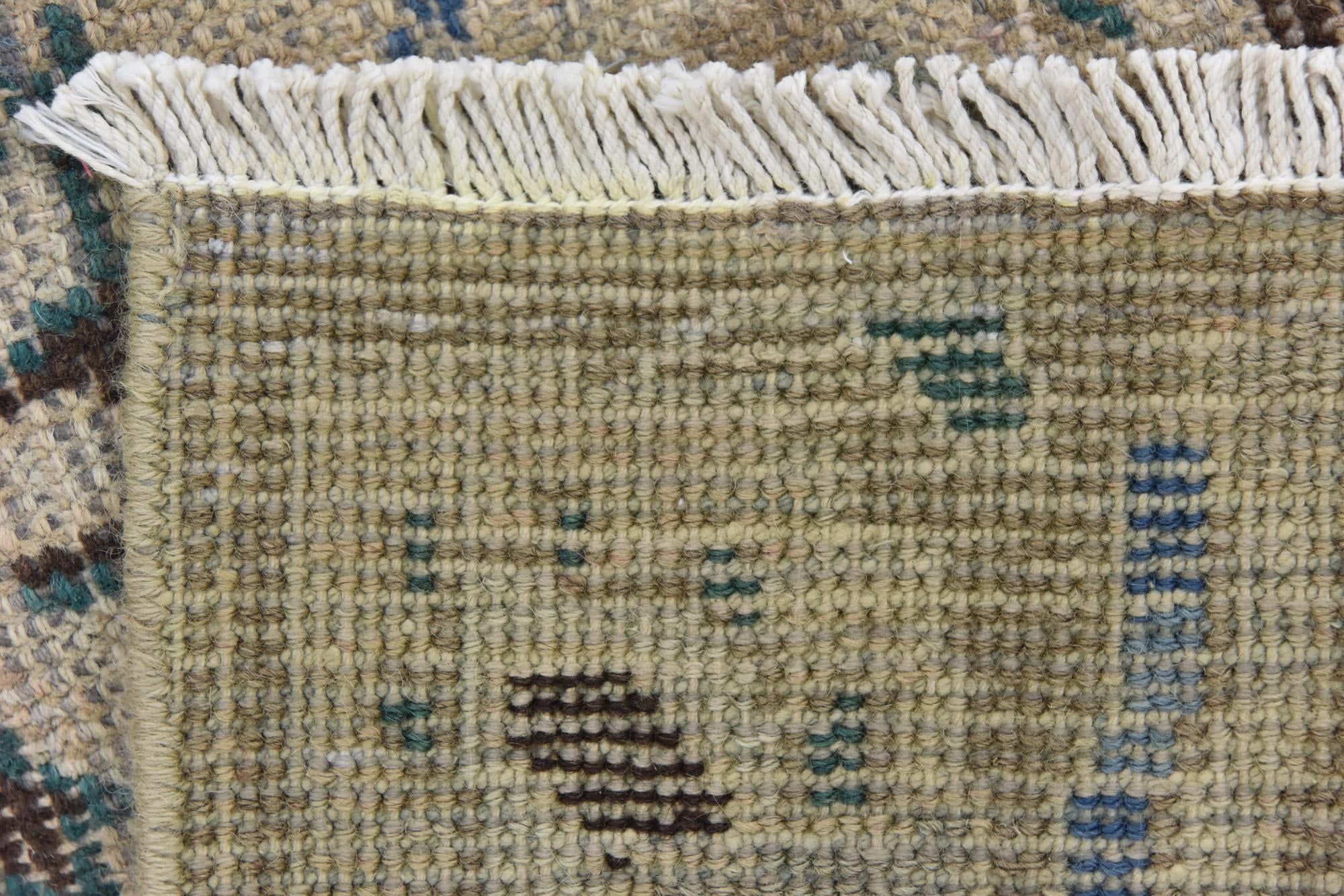 8' 7 x 11' 6 Hand Knotted Ultra Vintage Persian Wool Rug