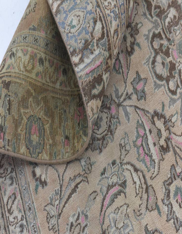 Detail image of 8' 6 x 11' 4  Hand Knotted Ultra Vintage Persian Wool Rug