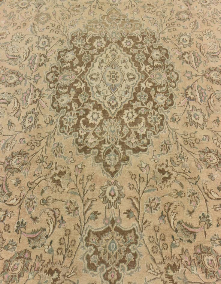 Detail image of 8' 6 x 11' 4  Hand Knotted Ultra Vintage Persian Wool Rug