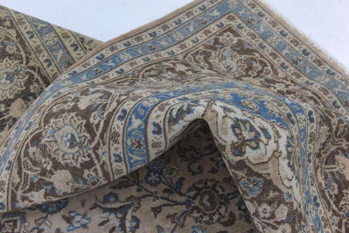9' 9 x 12' 5 Hand Knotted Ultra Vintage Persian Wool Rug