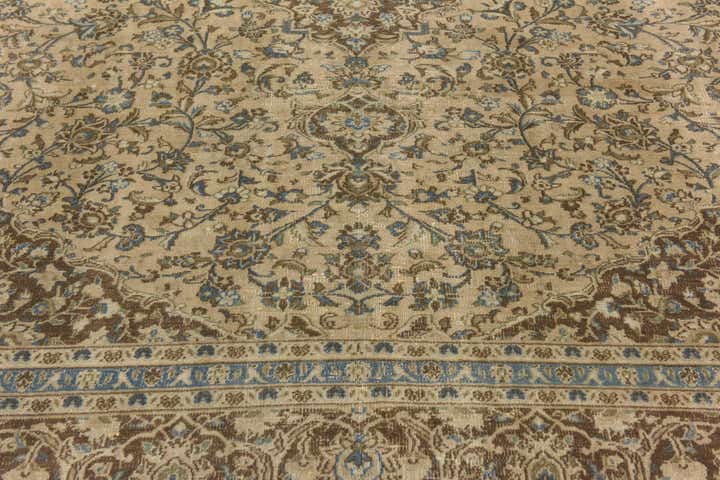 9' 9 x 12' 5 Hand Knotted Ultra Vintage Persian Wool Rug