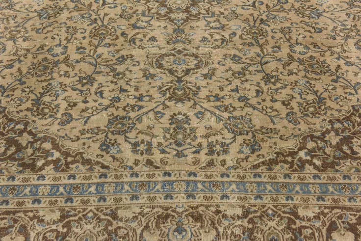 Detail image of 9' 9 x 12' 5 Hand Knotted Ultra Vintage Persian Wool Rug
