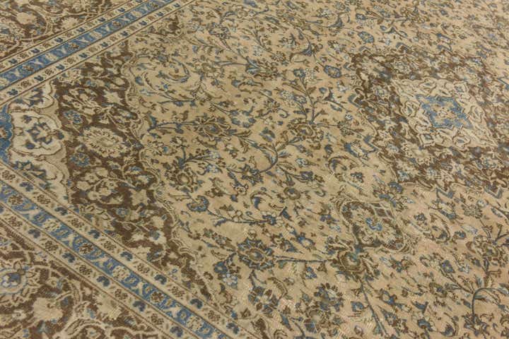 9' 9 x 12' 5 Hand Knotted Ultra Vintage Persian Wool Rug
