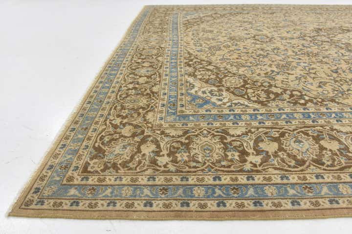 9' 9 x 12' 5 Hand Knotted Ultra Vintage Persian Wool Rug