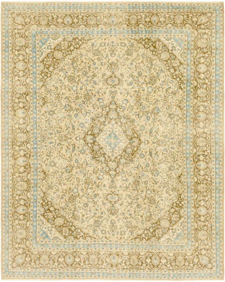 9' 9 x 12' 5 Hand Knotted Ultra Vintage Persian Wool Rug