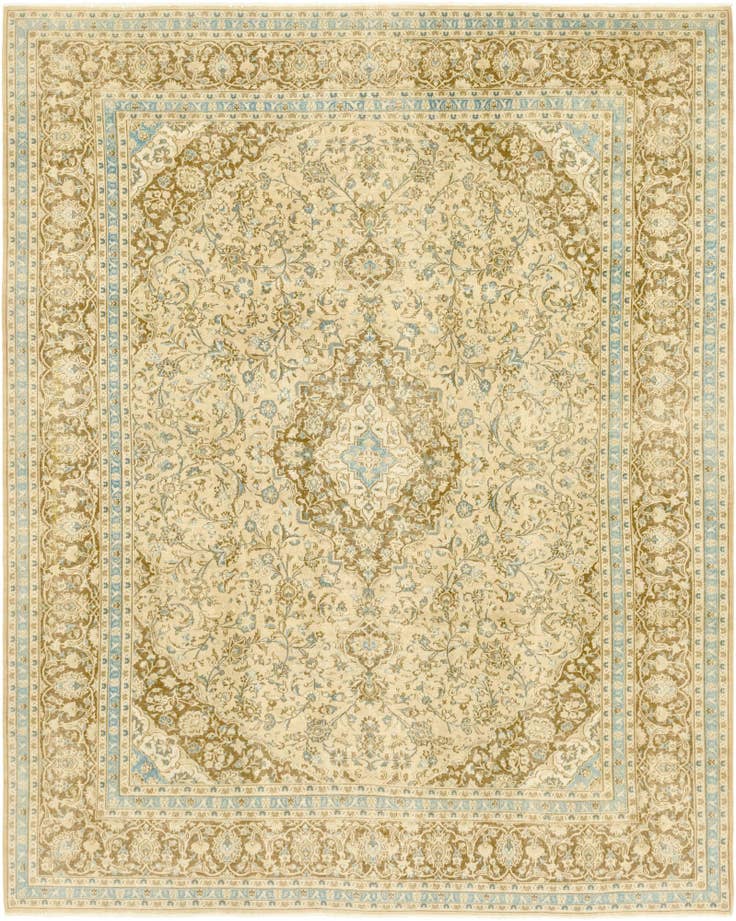 Detail image of 9' 9 x 12' 5 Hand Knotted Ultra Vintage Persian Wool Rug