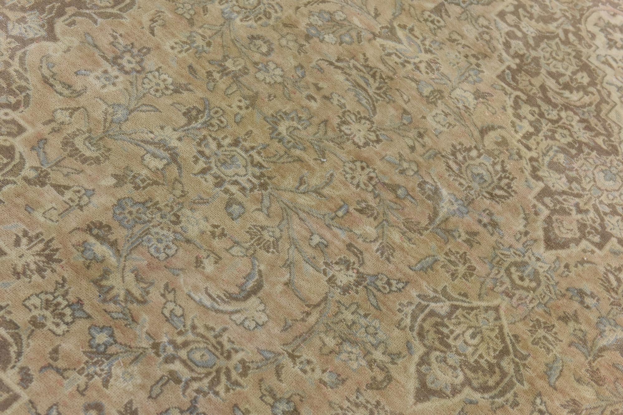 6' 8 x 11' 4 Hand Knotted Ultra Vintage Persian Wool Rug