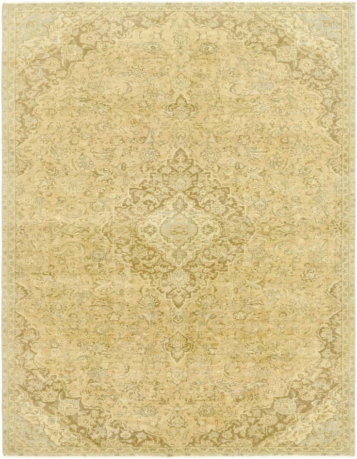 Detail image of 6' 8 x 11' 4 Hand Knotted Ultra Vintage Persian Wool Rug