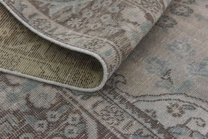 6' 3 x 9' Hand Knotted Ultra Vintage Persian Wool Rug