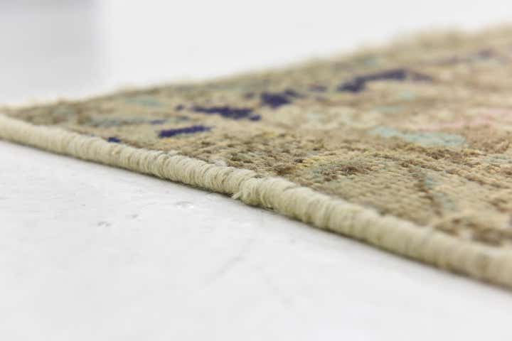6' 3 x 9' Hand Knotted Ultra Vintage Persian Wool Rug