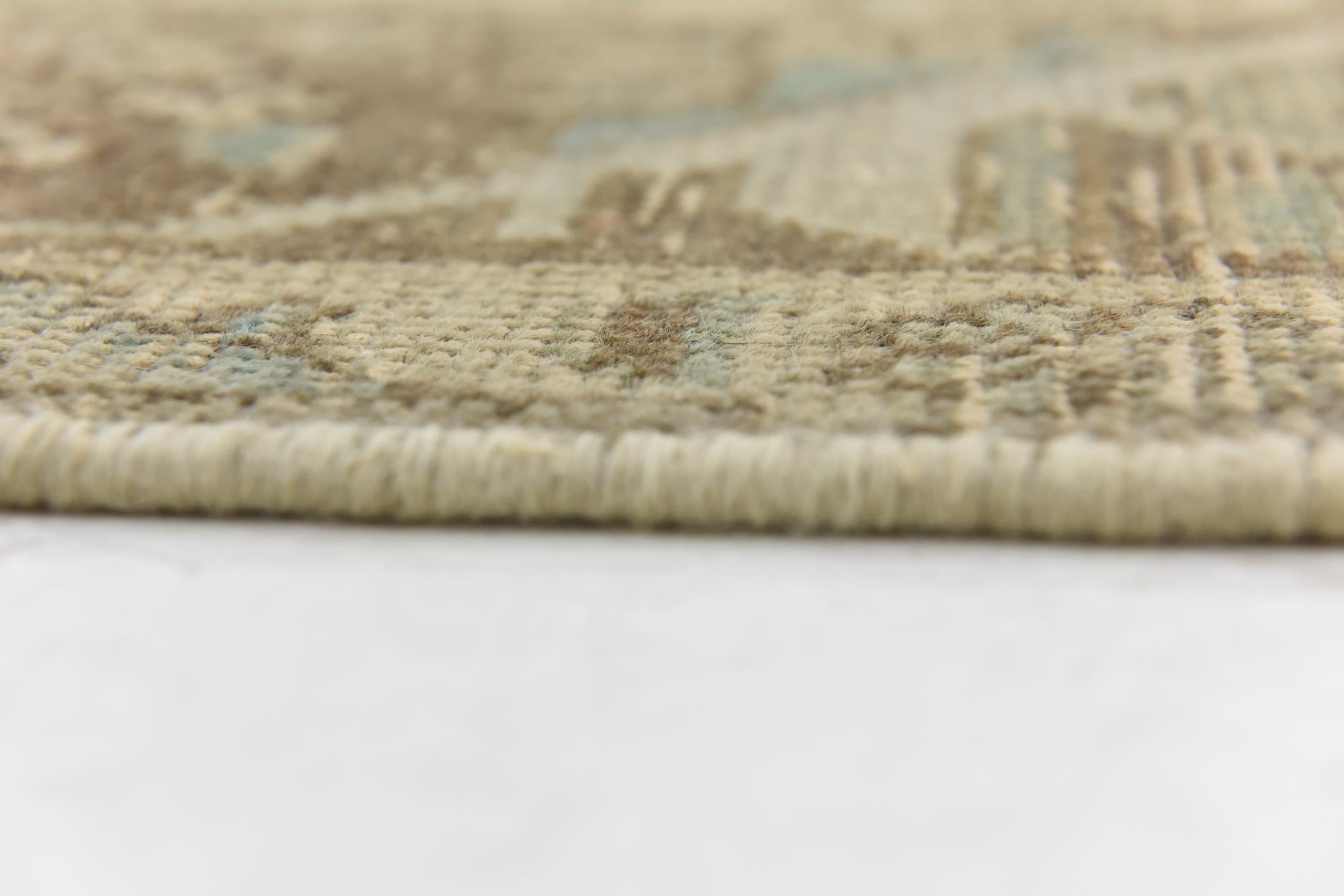 190cm x 275cm anudado a mano Ultra Vintage Alfombra Persa Lana