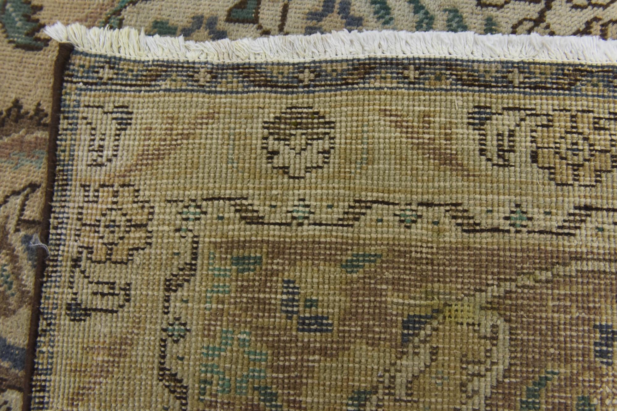 9' 9 x 12' 6 Hand Knotted Ultra Vintage Persian Wool Rug