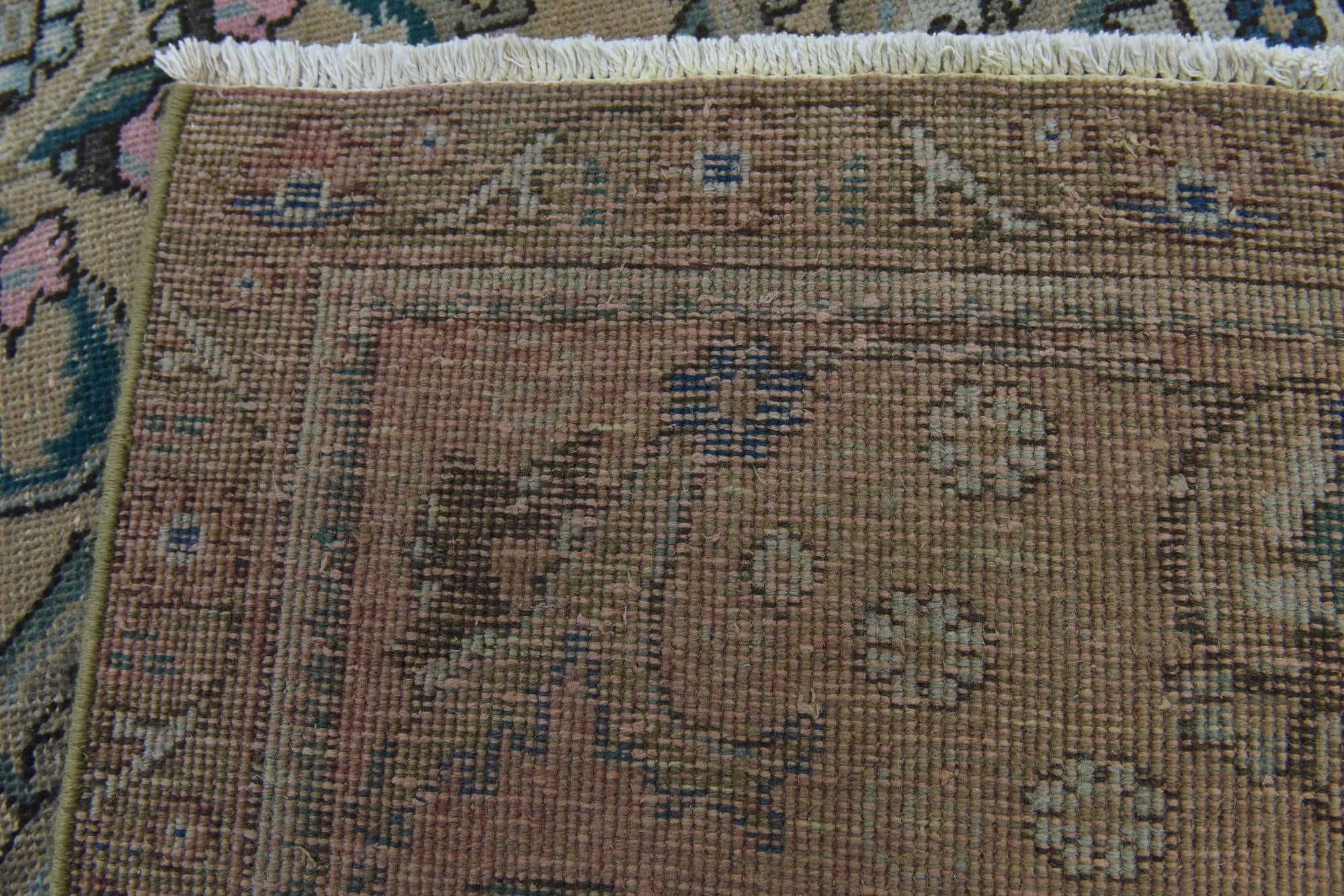 9' 8 x 12' 3 Hand Knotted Ultra Vintage Persian Wool Rug