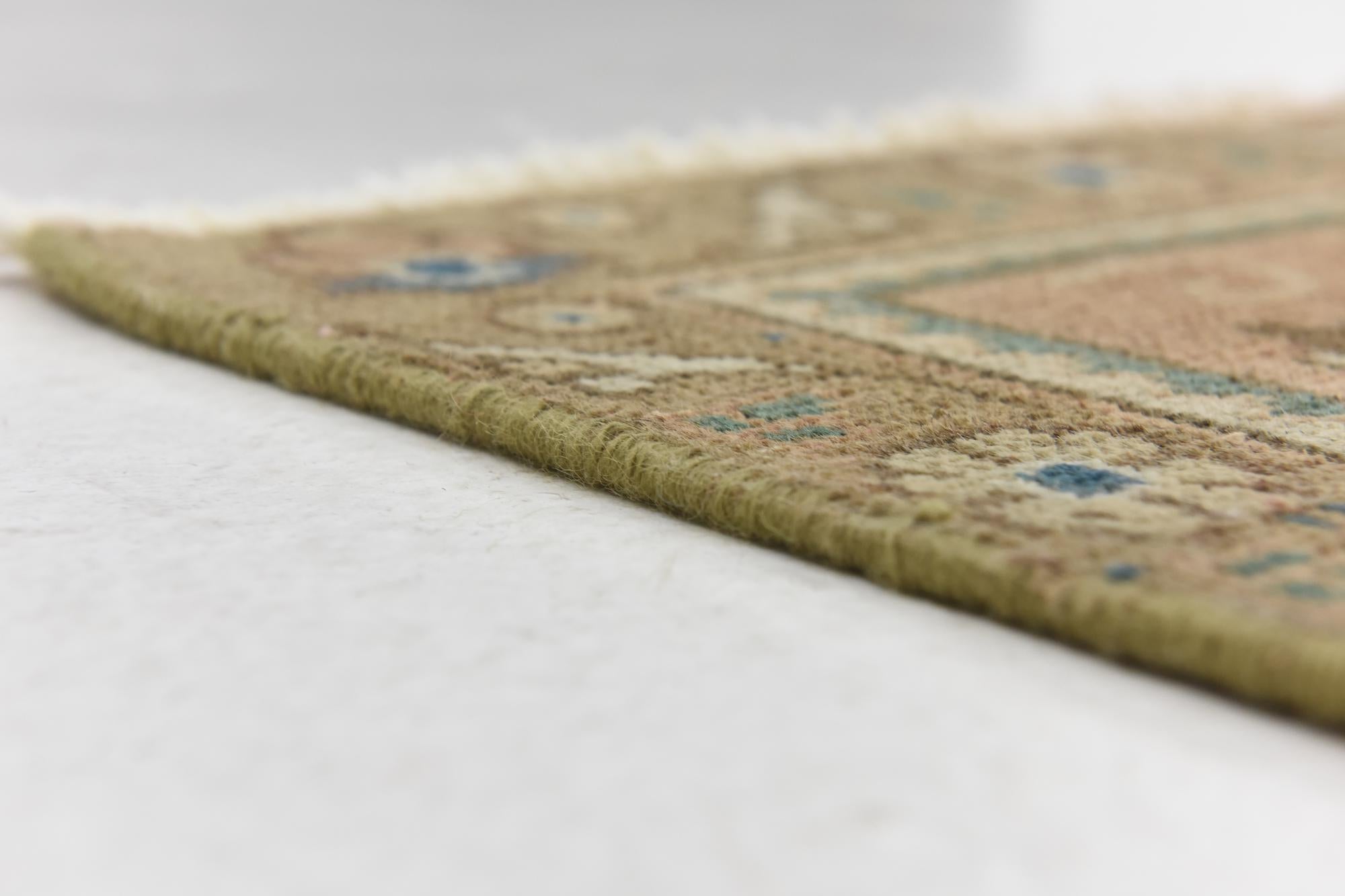 9' 8 x 12' 3 Hand Knotted Ultra Vintage Persian Wool Rug