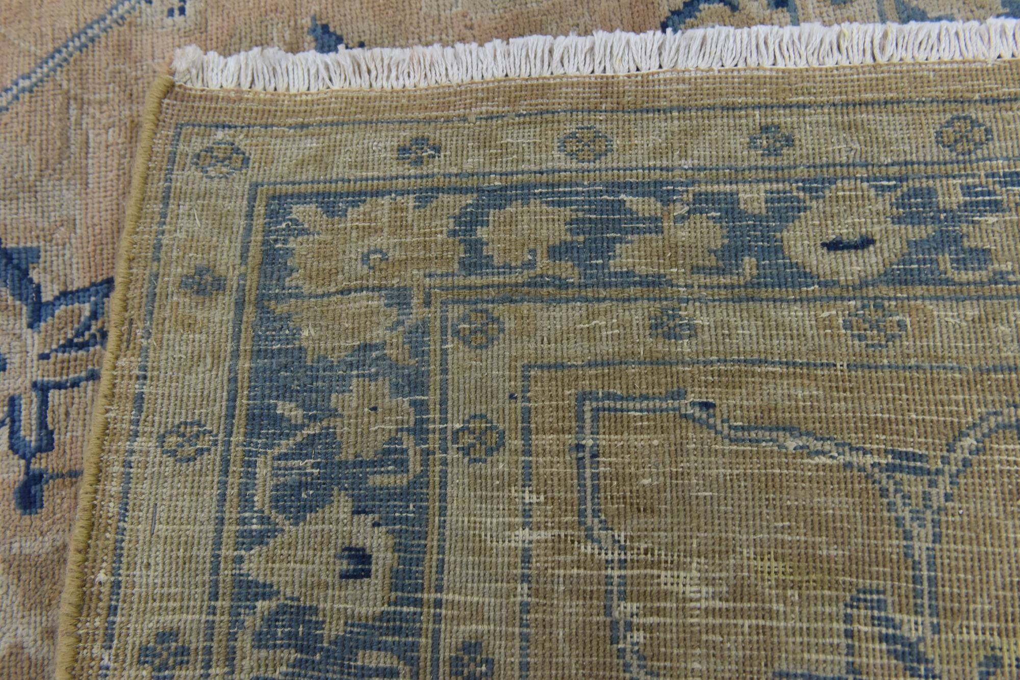 9' 10 x 12' 7 Hand Knotted Ultra Vintage Persian Wool Rug