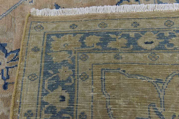 9' 10 x 12' 7 Hand Knotted Ultra Vintage Persian Wool Rug