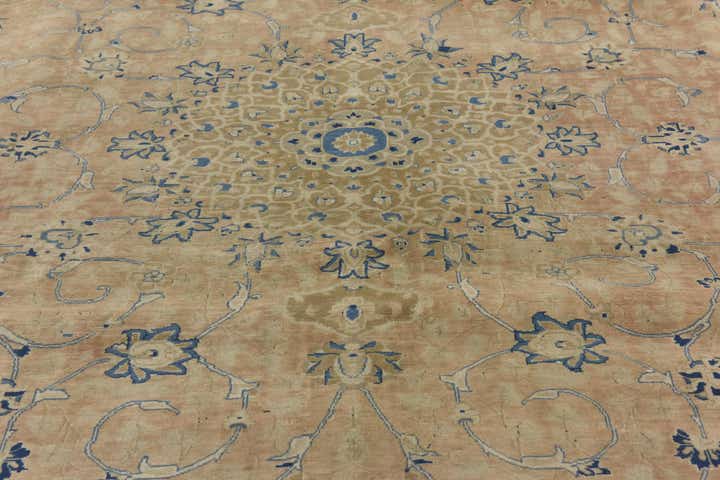 9' 10 x 12' 7 Hand Knotted Ultra Vintage Persian Wool Rug