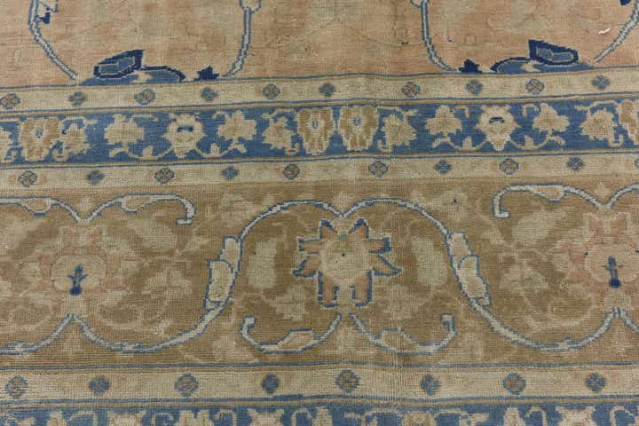 9' 10 x 12' 7 Hand Knotted Ultra Vintage Persian Wool Rug