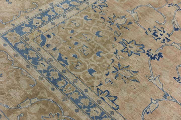 9' 10 x 12' 7 Hand Knotted Ultra Vintage Persian Wool Rug