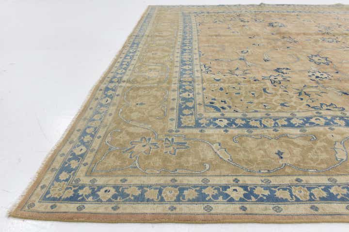 9' 10 x 12' 7 Hand Knotted Ultra Vintage Persian Wool Rug