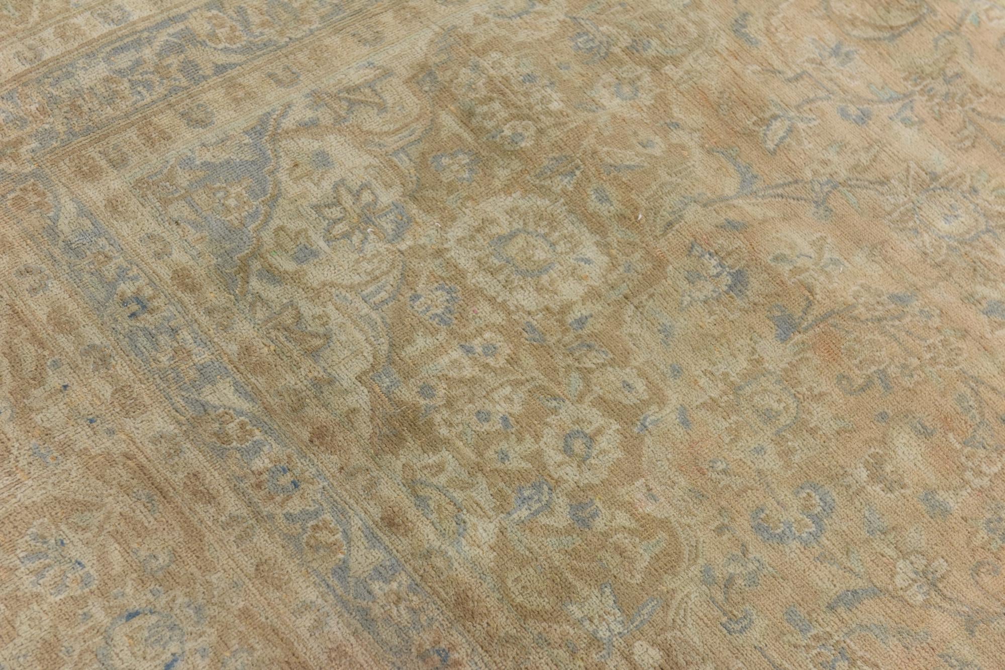 9' 8 x 12' 7 Hand Knotted Ultra Vintage Persian Wool Rug