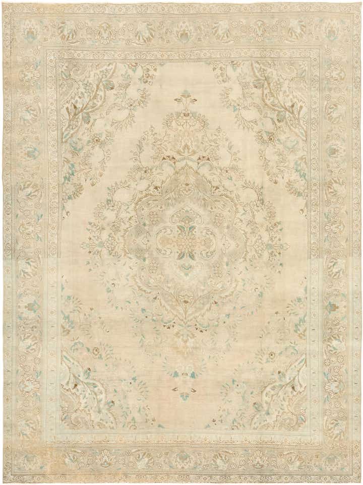 300cm x 395cm Handgeknüpft Ultra Vintage Persisch Wolle Teppich