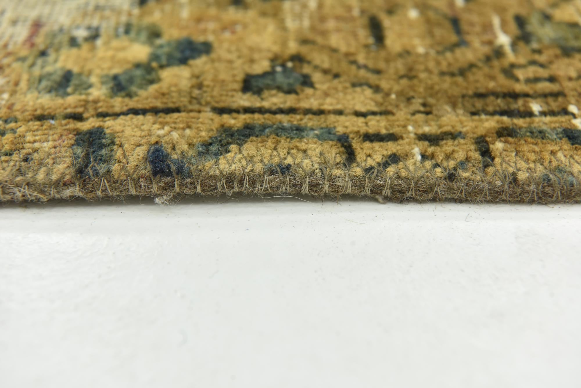 205cm x 275cm anudado a mano Ultra Vintage Alfombra Persa Lana