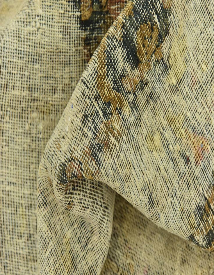 Detail image of 6' 9 x 9'  Hand Knotted Ultra Vintage Persian Wool Rug