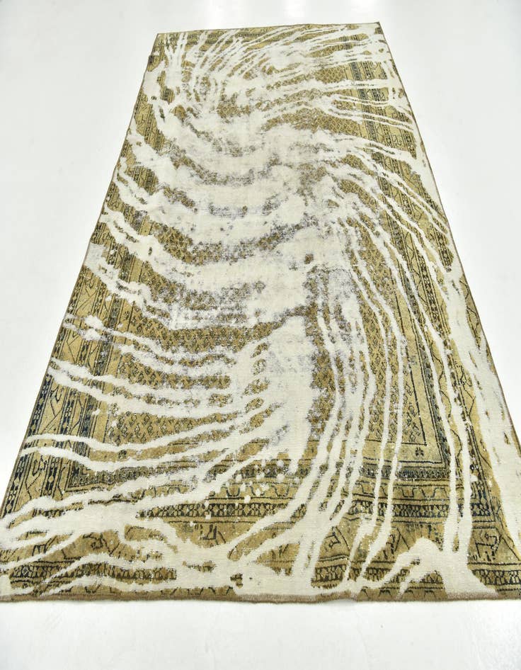 Detail image of 7' x 10' 4  Hand Knotted Ultra Vintage Persian Wool Rug