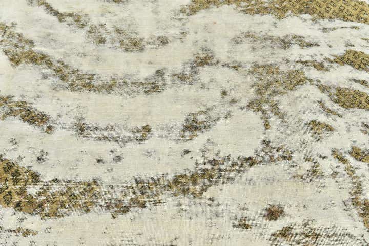 7' x 10' 4 Hand Knotted Ultra Vintage Persian Wool Rug