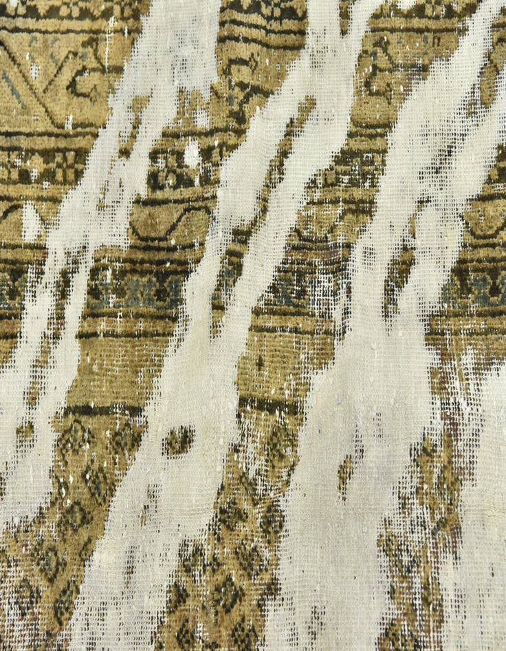 Detail image of 7' x 10' 4  Hand Knotted Ultra Vintage Persian Wool Rug