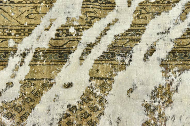 Detail image of 7' x 10' 4 Hand Knotted Ultra Vintage Persian Wool Rug