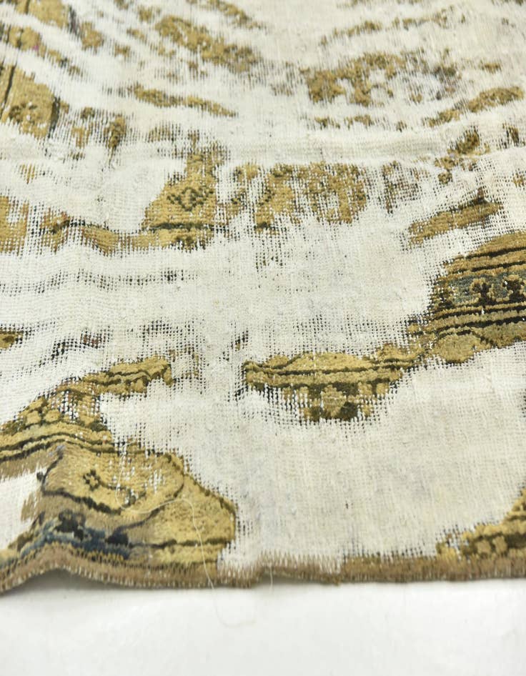 Detail image of 7' x 10' 4  Hand Knotted Ultra Vintage Persian Wool Rug