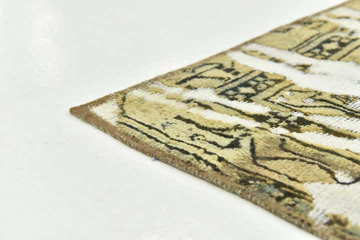 7' x 10' 4 Hand Knotted Ultra Vintage Persian Wool Rug