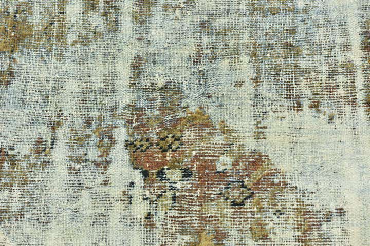 4' 7 x 5' 10 Hand Knotted Ultra Vintage Persian Wool Rug