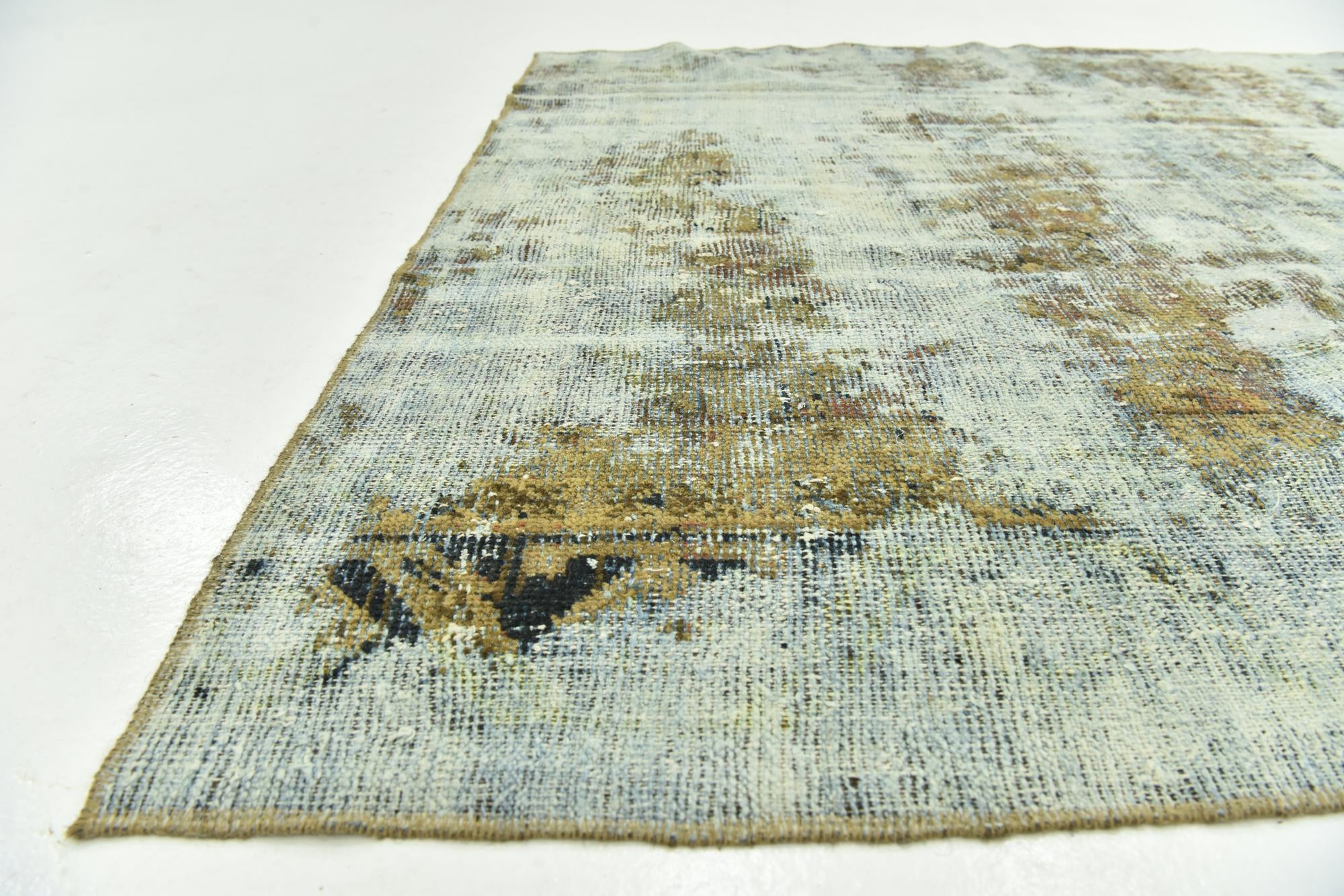 4' 7 x 5' 10 Hand Knotted Ultra Vintage Persian Wool Rug
