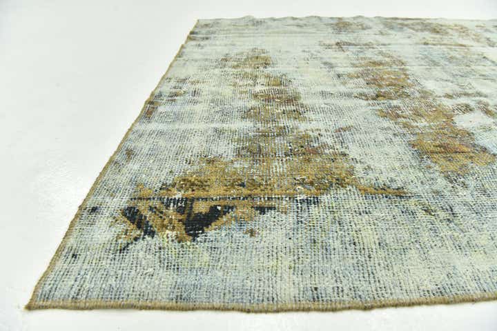 4' 7 x 5' 10 Hand Knotted Ultra Vintage Persian Wool Rug