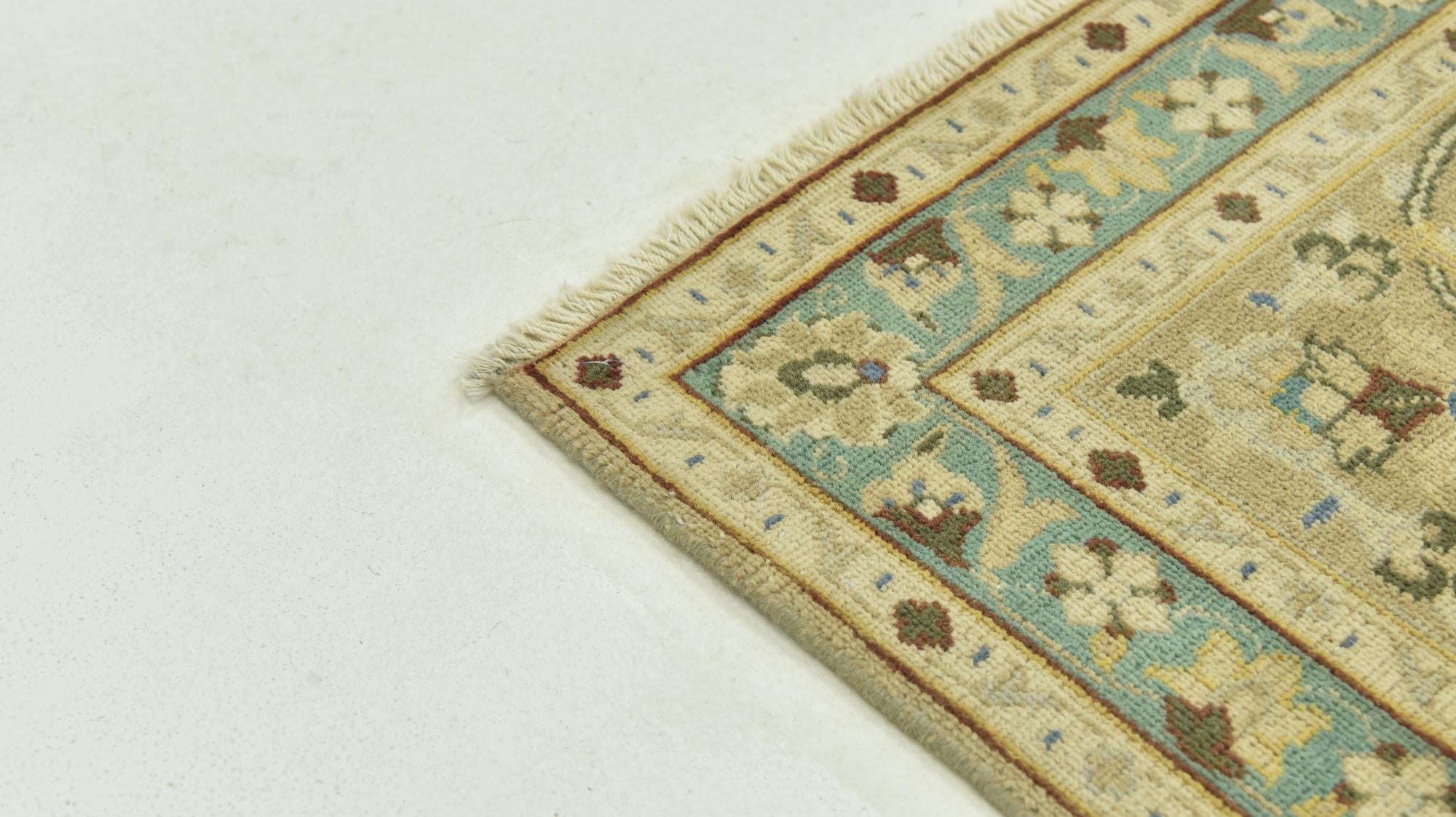 9' 8 x 12' 7 Hand Knotted Ultra Vintage Persian Wool Rug