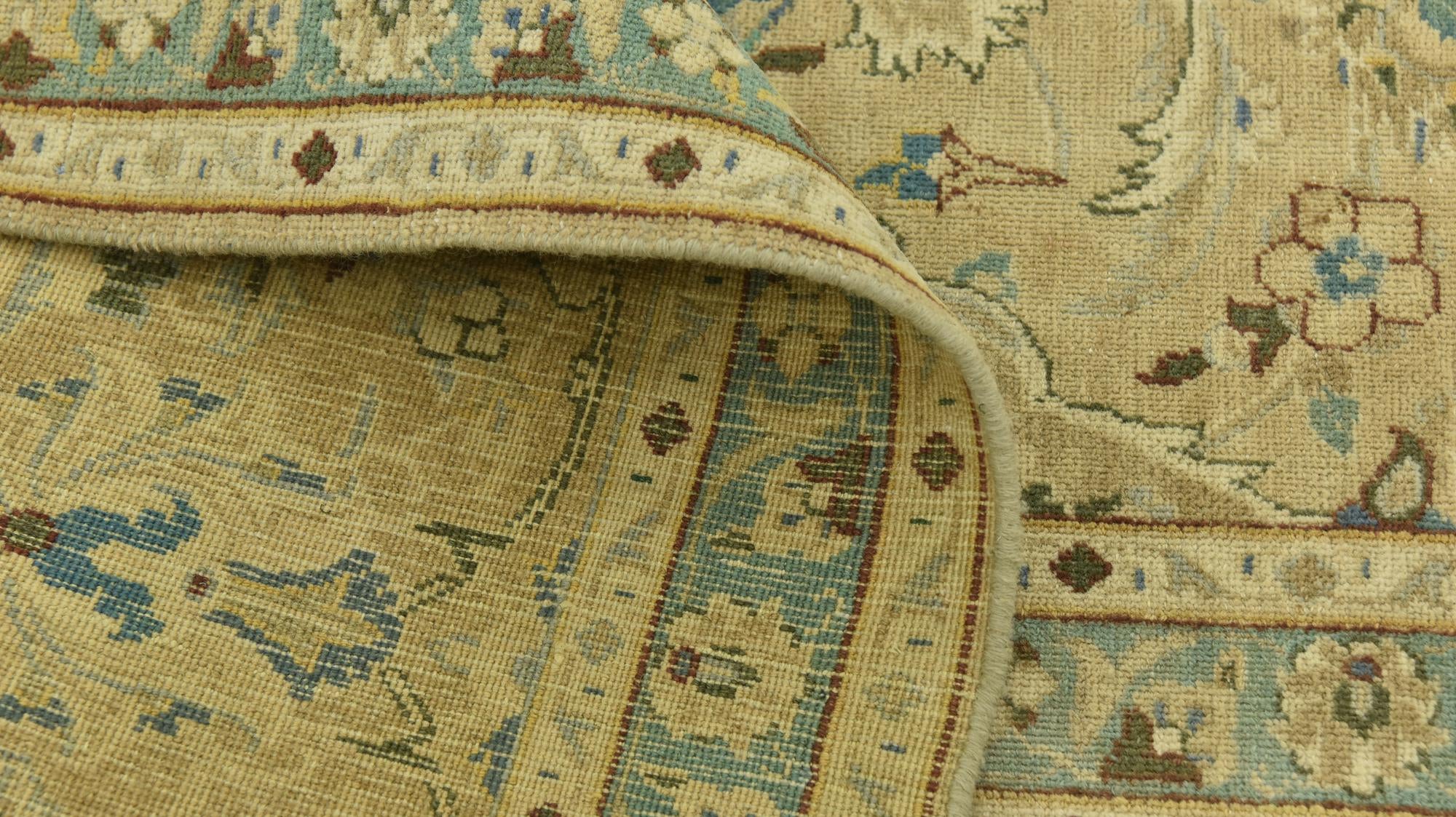 9' 8 x 12' 7 Hand Knotted Ultra Vintage Persian Wool Rug