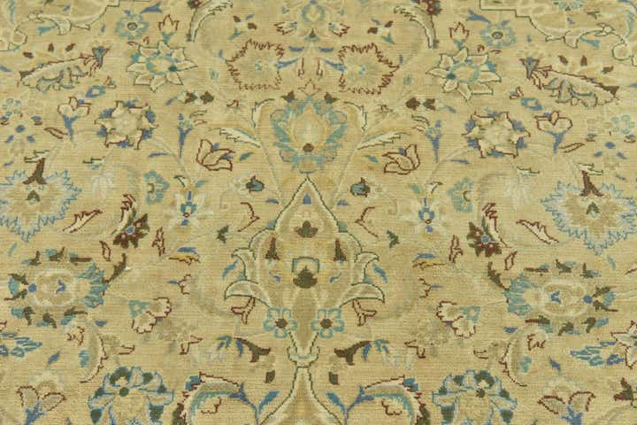 9' 8 x 12' 7 Hand Knotted Ultra Vintage Persian Wool Rug