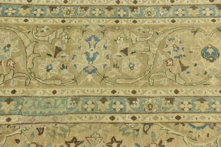 9' 8 x 12' 7 Hand Knotted Ultra Vintage Persian Wool Rug