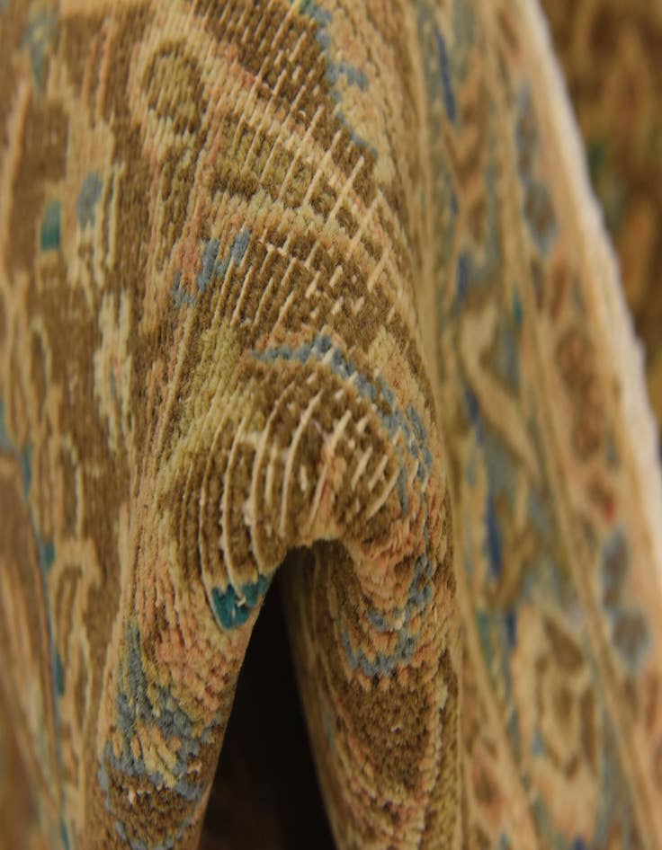 Detail image of 9' 4 x 12'  Hand Knotted Ultra Vintage Persian Wool Rug