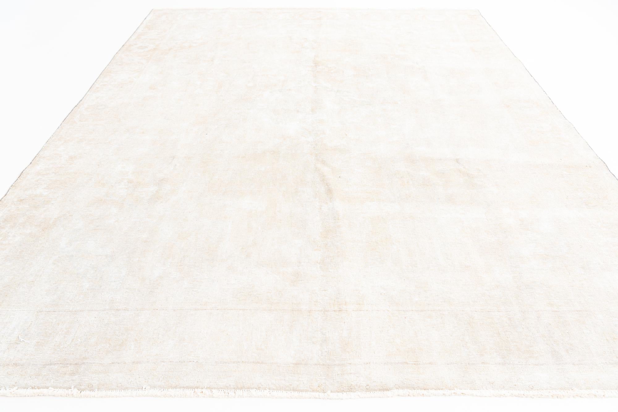 9' 2 x 12' 3 Hand Knotted Ultra Vintage Persian Wool Rug